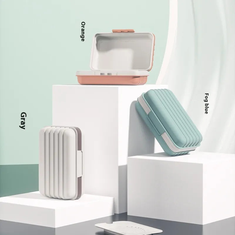Creative And Portable Thickened Soap Box With Lid