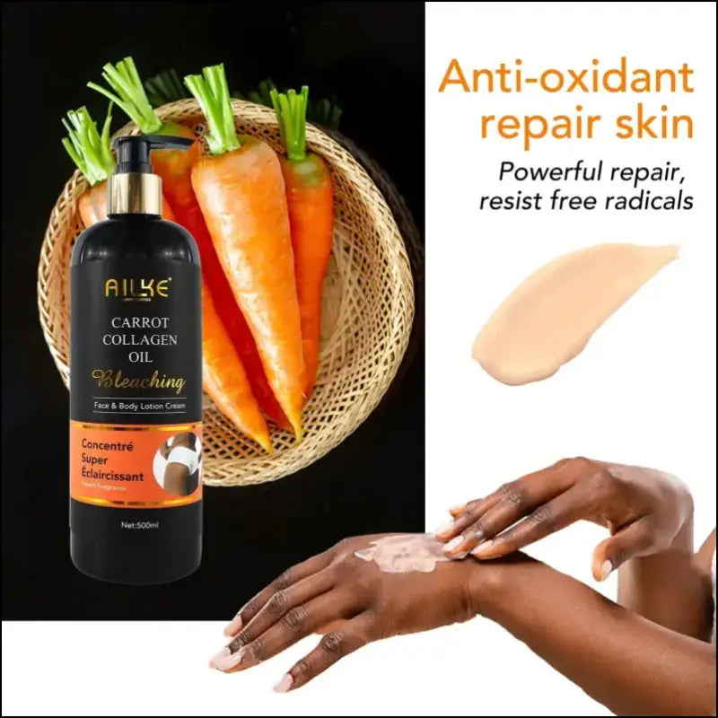 AILKE Skin Whitening Face Serum with Organic Collagen - Spot Reduction Moisturizing Lightening and Even Tone Body