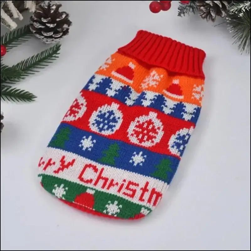 Cute Cat Sweater Costume - Winter Warm Pet Clothes for Cats Sphynx Pullover Cozy Apparel Gatos & Mascotas