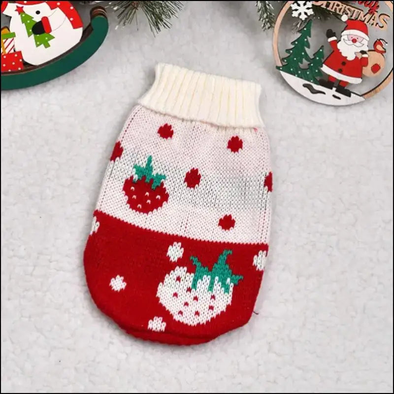 Cute Cat Sweater Costume - Winter Warm Pet Clothes for Cats Sphynx Pullover Cozy Apparel Gatos & Mascotas