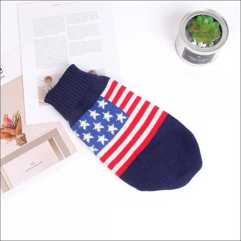 Cute Cat Sweater Costume - Winter Warm Pet Clothes for Cats Sphynx Pullover Cozy Apparel Gatos & Mascotas - American