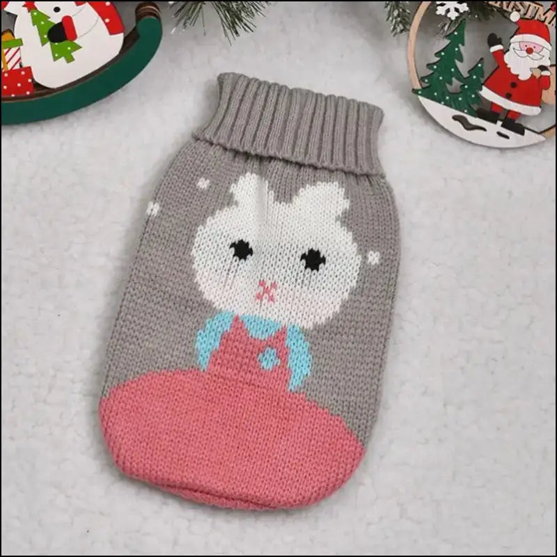 Cute Cat Sweater Costume - Winter Warm Pet Clothes for Cats Sphynx Pullover Cozy Apparel Gatos & Mascotas