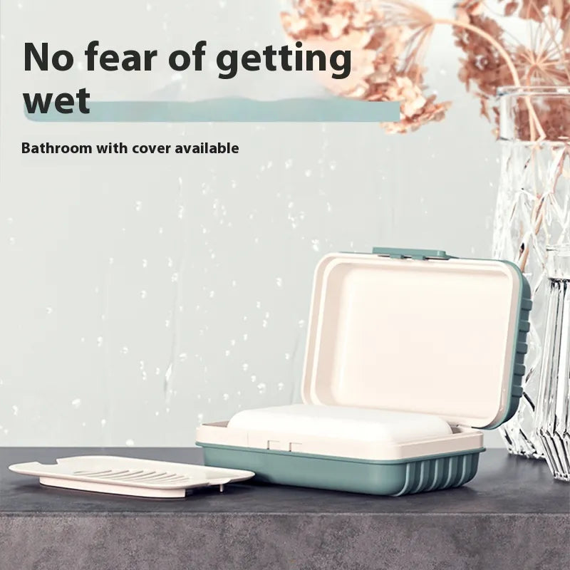 Creative And Portable Thickened Soap Box With Lid