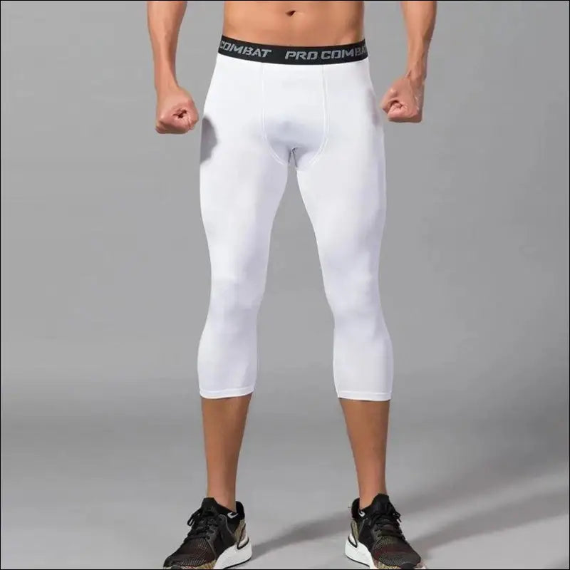Men’s Compression Pants Tights - Cool Dry Leggings Sports Baselayer Running for Athletic Workouts & Active Shorts