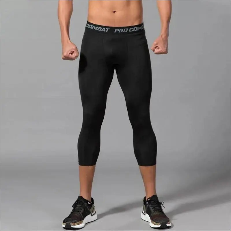 Men’s Compression Pants Tights - Cool Dry Leggings Sports Baselayer Running for Athletic Workouts & Active Shorts