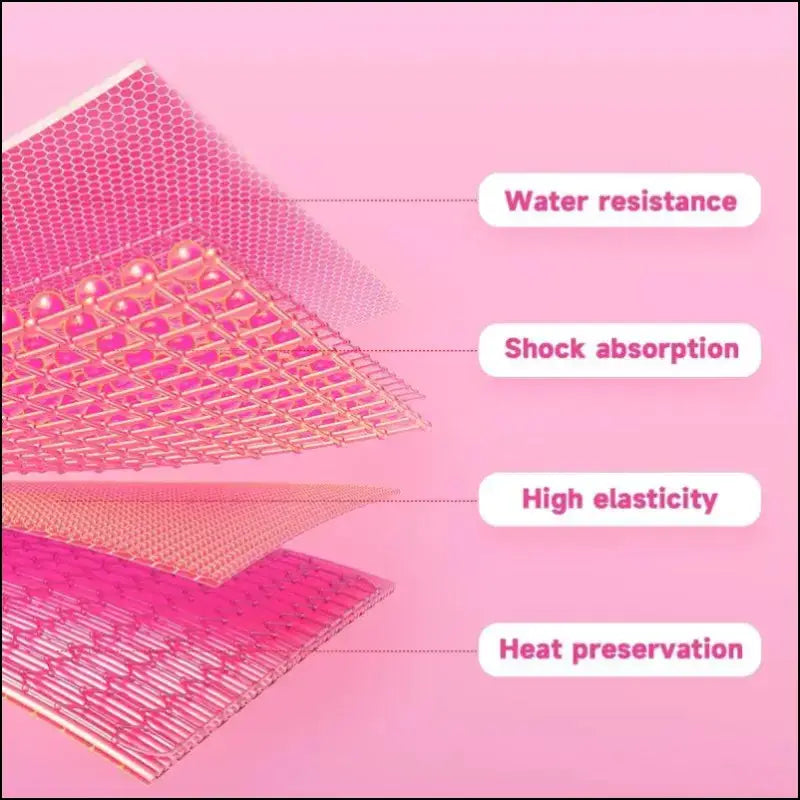 Meoky Pink Love Cup Sleeve | Reusable Portable Water Bottle Carrier for 40oz Large Capacity Cups | Fashionable Vacuum