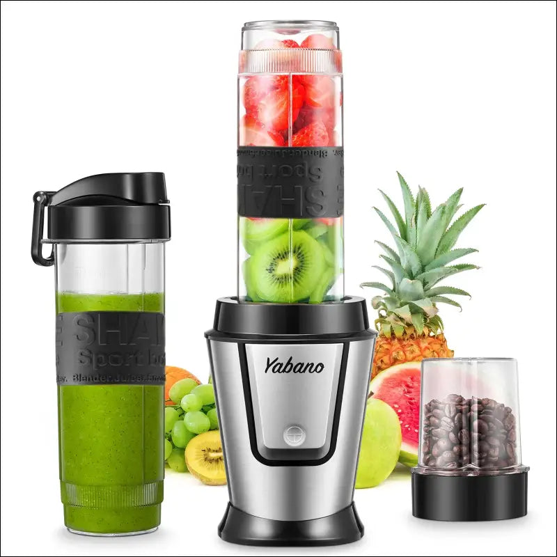 Personal Blender with 2 x 20oz Travel Bottles and Coffee Grinder Jar - Portable Smoothie - United States