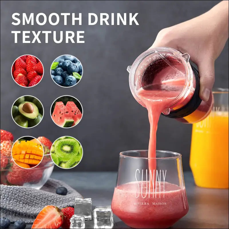 Personal Blender with 2 x 20oz Travel Bottles and Coffee Grinder Jar - Portable Smoothie - United States