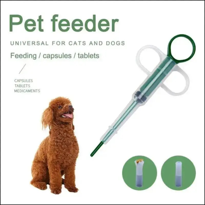 Pet Propulsive Silicone Drug Feeder for Dogs & Cats - Easy-to-Use Tablet Liquid Medicine Dispenser Safe Reusable