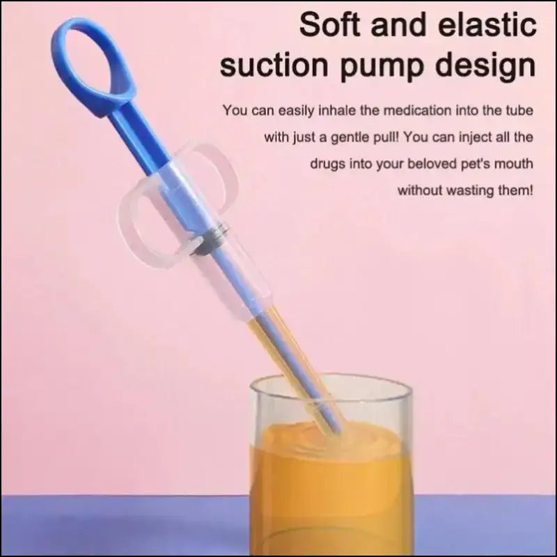 Pet Propulsive Silicone Drug Feeder for Dogs & Cats - Easy-to-Use Tablet Liquid Medicine Dispenser Safe Reusable