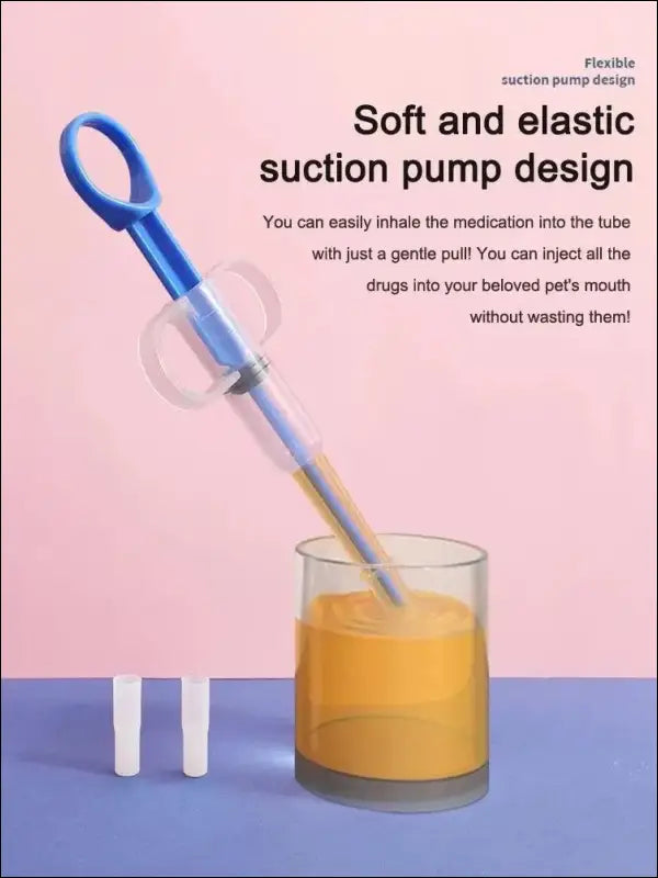 Pet Propulsive Silicone Drug Feeder for Dogs & Cats - Easy-to-Use Tablet Liquid Medicine Dispenser Safe Reusable