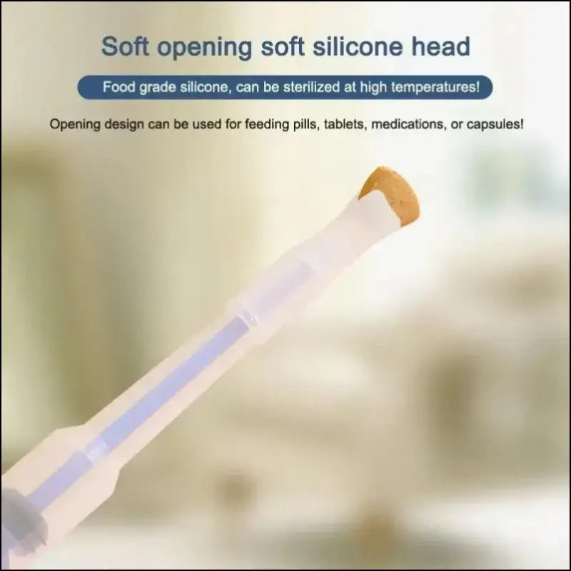Pet Propulsive Silicone Drug Feeder for Dogs & Cats - Easy-to-Use Tablet Liquid Medicine Dispenser Safe Reusable