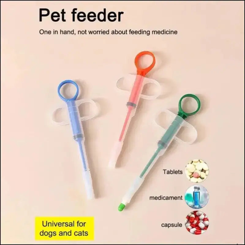 Pet Propulsive Silicone Drug Feeder for Dogs & Cats - Easy-to-Use Tablet Liquid Medicine Dispenser Safe Reusable
