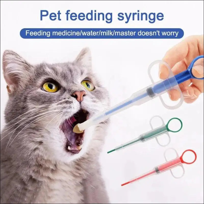 Pet Propulsive Silicone Drug Feeder for Dogs & Cats - Easy-to-Use Tablet Liquid Medicine Dispenser Safe Reusable