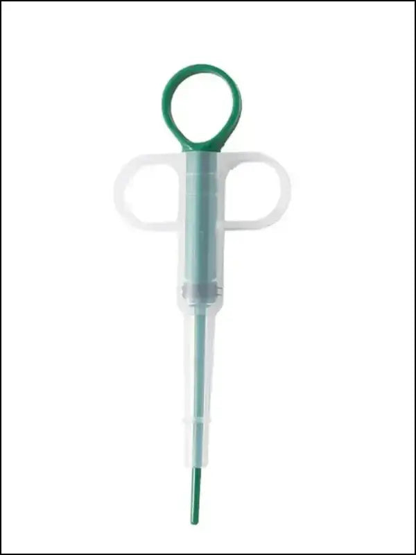 Pet Propulsive Silicone Drug Feeder for Dogs & Cats - Easy-to-Use Tablet Liquid Medicine Dispenser Safe Reusable - Green