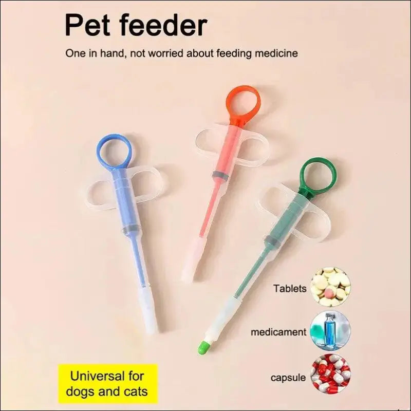 Pet Propulsive Silicone Drug Feeder for Dogs & Cats - Easy-to-Use Tablet Liquid Medicine Dispenser Safe Reusable