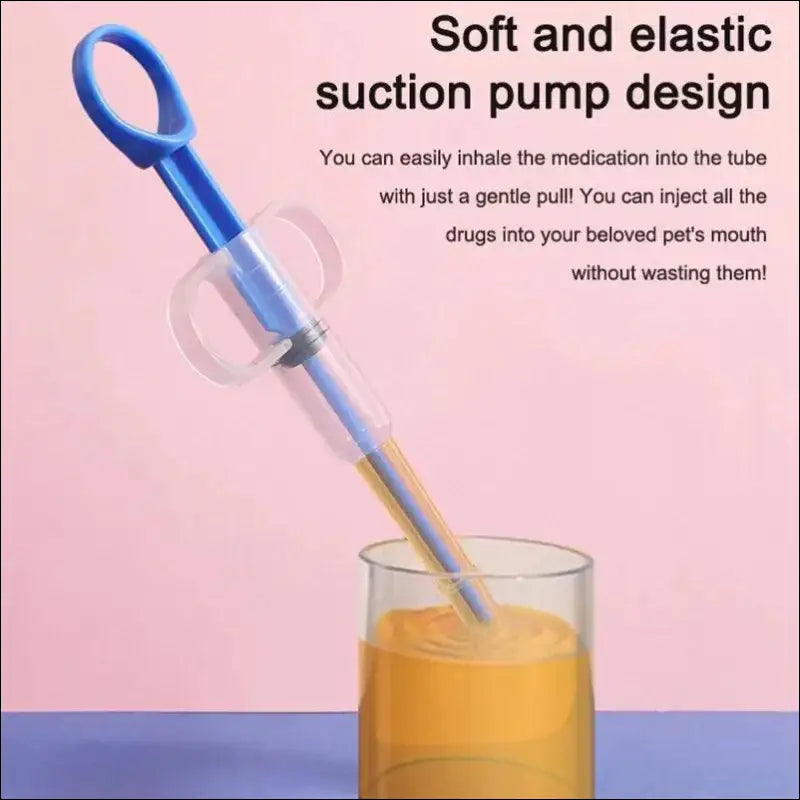 Pet Propulsive Silicone Drug Feeder for Dogs & Cats - Easy-to-Use Tablet Liquid Medicine Dispenser Safe Reusable