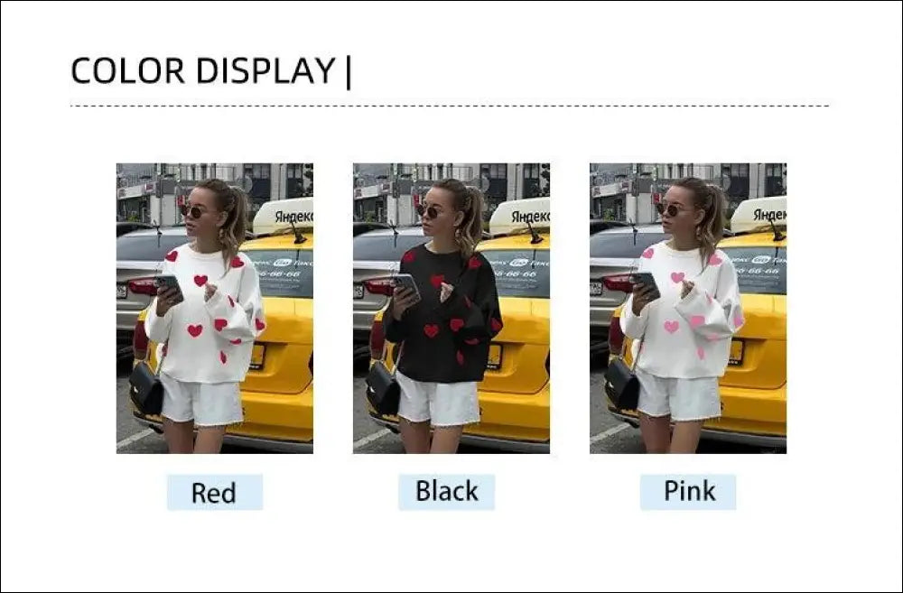 Plus Size Heart Pattern Sweater for Women | Valentine’s Day Casual Long Sleeve Drop Shoulder Pullover | Autumn Fashion