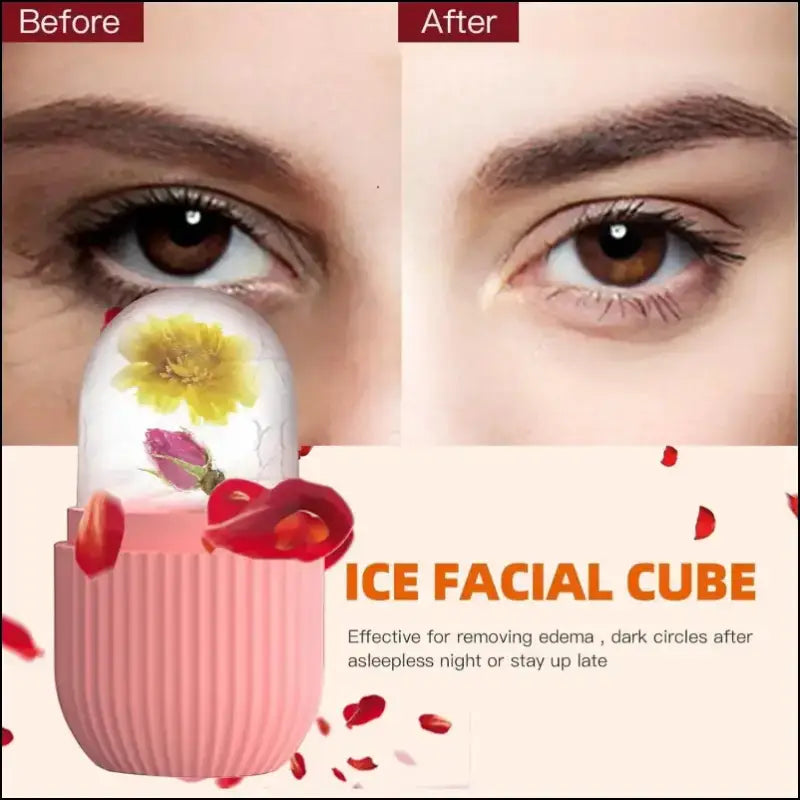 Silicone Ice Cube Trays for Beauty - Lifting Ball Face Massager Eye Roller Facial Contouring Acne Reduction Skin Care