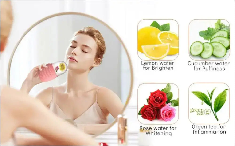 Silicone Ice Cube Trays for Beauty - Lifting Ball Face Massager Eye Roller Facial Contouring Acne Reduction Skin Care