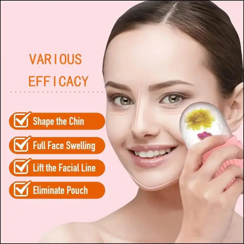 Silicone Ice Cube Trays for Beauty - Lifting Ball Face Massager Eye Roller Facial Contouring Acne Reduction Skin Care