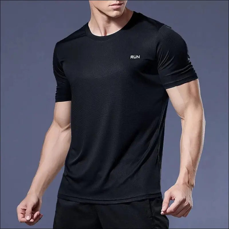 Summer Gym T-Shirt for Men Bodybuilding Short Sleeve Fitness Top Oversized Brazil Sports Jersey Quick Dry Men’s