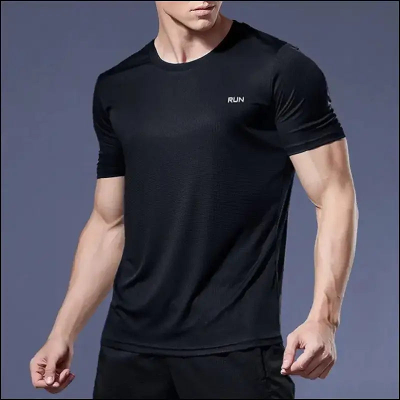 Summer Gym T-Shirt for Men Bodybuilding Short Sleeve Fitness Top Oversized Brazil Sports Jersey Quick Dry Men’s