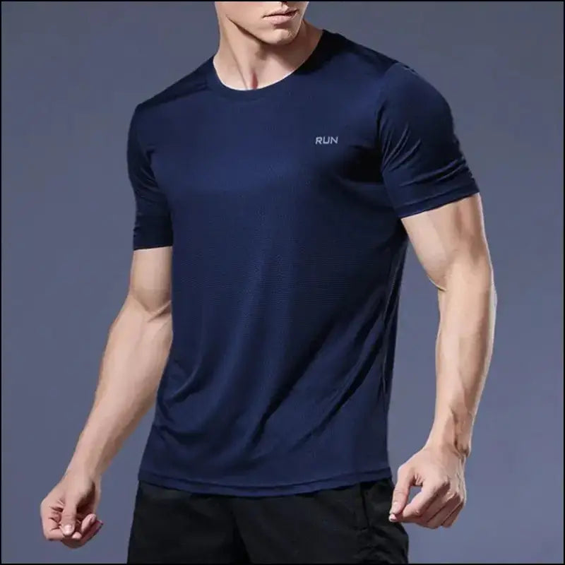 Summer Gym T-Shirt for Men Bodybuilding Short Sleeve Fitness Top Oversized Brazil Sports Jersey Quick Dry Men’s