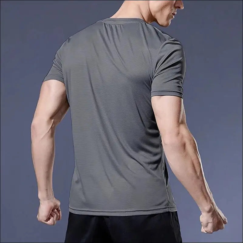 Summer Gym T-Shirt for Men Bodybuilding Short Sleeve Fitness Top Oversized Brazil Sports Jersey Quick Dry Men’s
