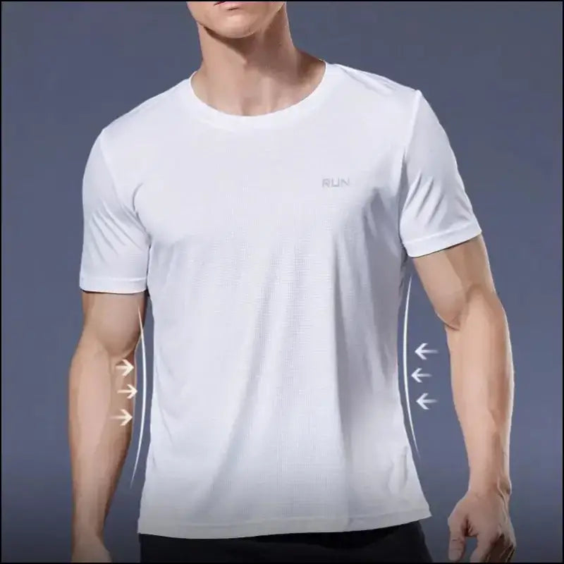 Summer Gym T-Shirt for Men Bodybuilding Short Sleeve Fitness Top Oversized Brazil Sports Jersey Quick Dry Men’s