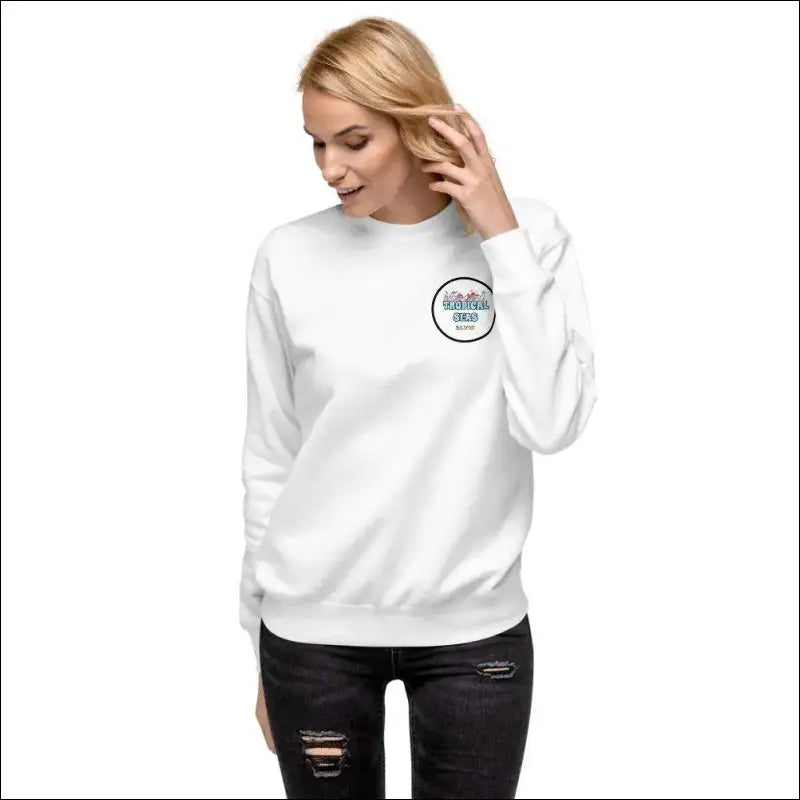 Trippy Tropical Fleece Pullover