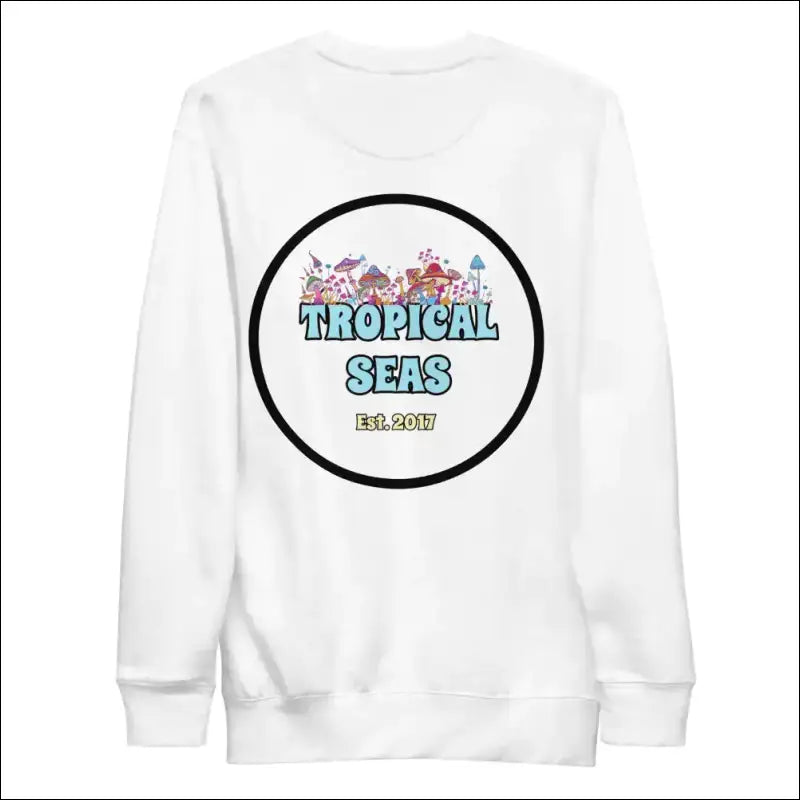 Trippy Tropical Fleece Pullover - S