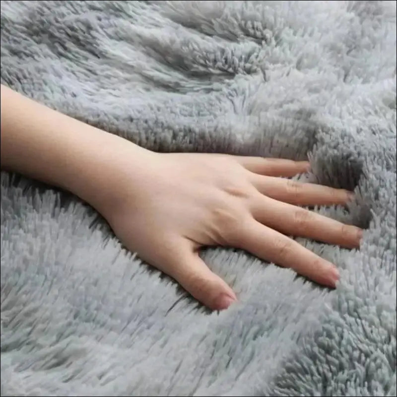 VIKAMA Silk Wool Rugs for Women’s Bedroom Soft Floor Mats Luxurious Room Carpet Foot Bed Sleeping Area