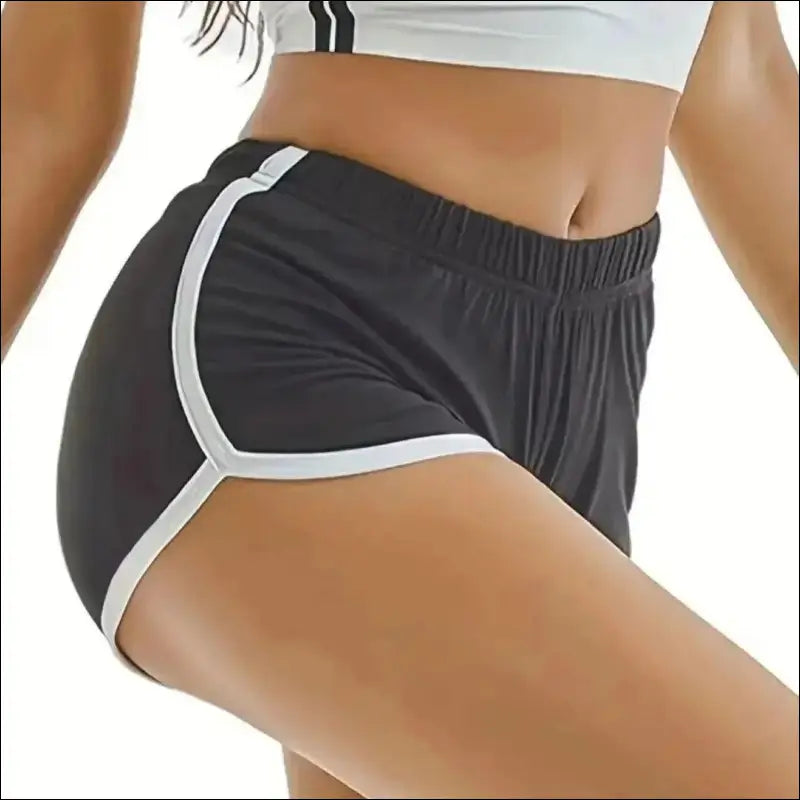’Women’s High-Waisted Sports Shorts - Casual Loose Straight Pants Thin Anti-Walking Three-Point Yoga Hot Pants’ - Women