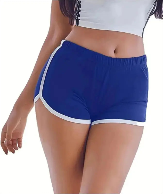 ’Women’s High-Waisted Sports Shorts - Casual Loose Straight Pants Thin Anti-Walking Three-Point Yoga Hot Pants’
