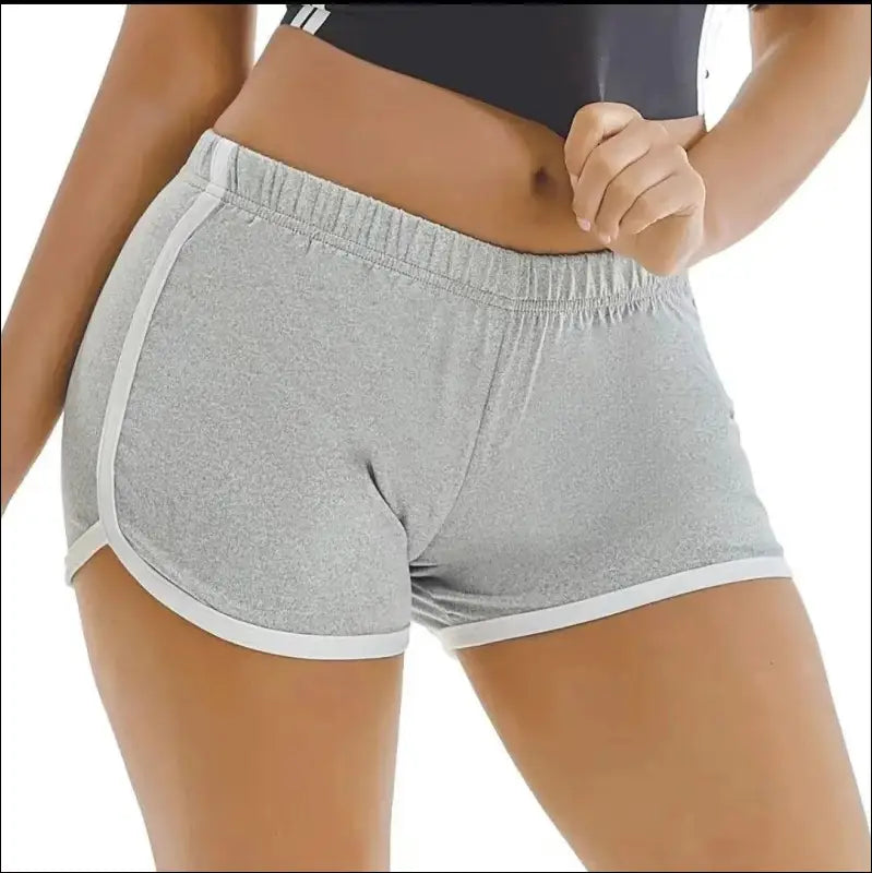 ’Women’s High-Waisted Sports Shorts - Casual Loose Straight Pants Thin Anti-Walking Three-Point Yoga Hot Pants’