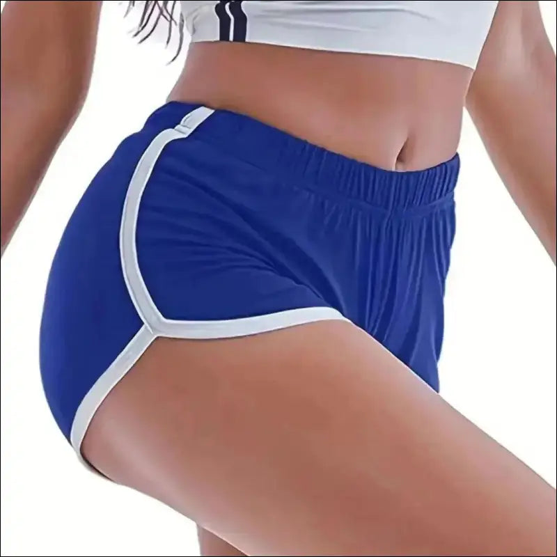 ’Women’s High-Waisted Sports Shorts - Casual Loose Straight Pants Thin Anti-Walking Three-Point Yoga Hot Pants’ - Women