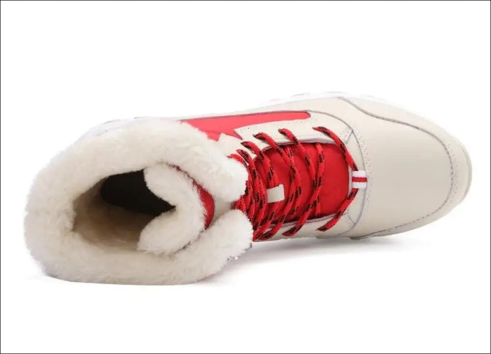 Women’s Snow Boots - Non-Slip Platform Winter Shoes Fur-Lined Warm Ankle Waterproof Wedge Thigh High for Women