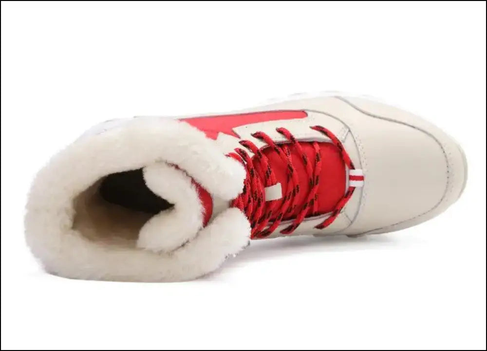 Women’s Snow Boots - Non-Slip Platform Winter Shoes Fur-Lined Warm Ankle Waterproof Wedge Thigh High for Women