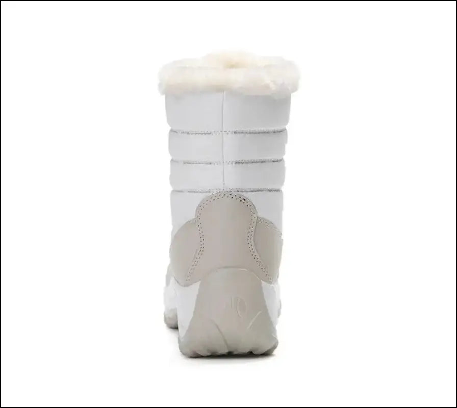 Women’s Snow Boots - Non-Slip Platform Winter Shoes Fur-Lined Warm Ankle Waterproof Wedge Thigh High for Women