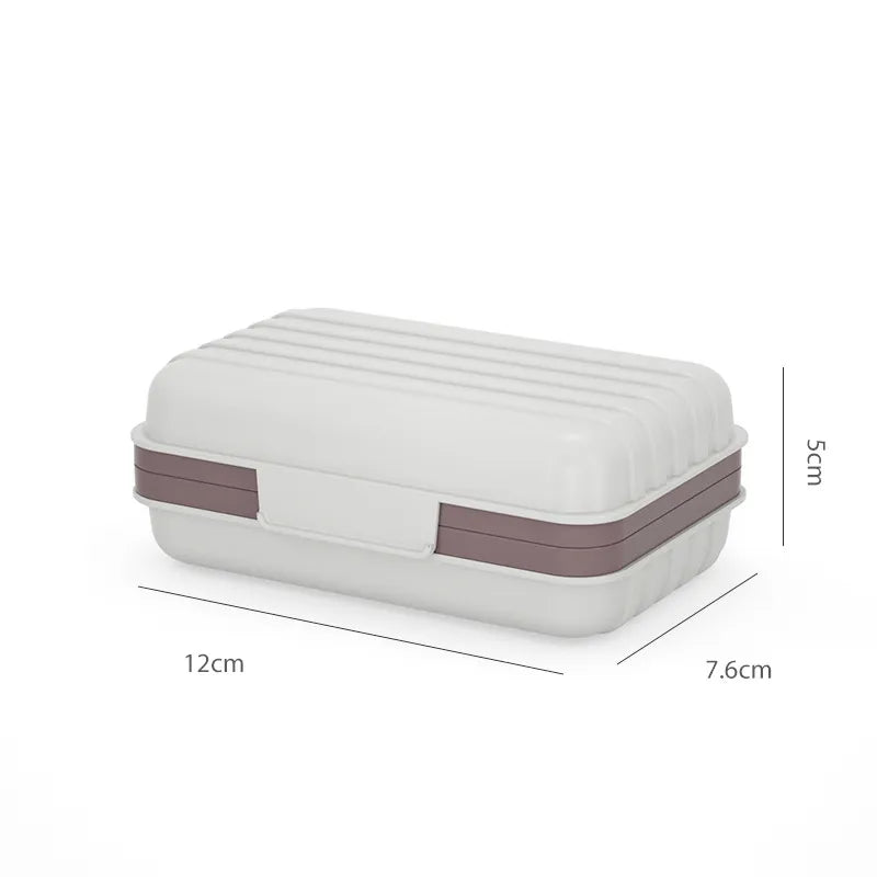 Creative And Portable Thickened Soap Box With Lid