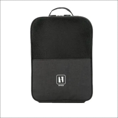 1PC Hot Selling Travel Shoe Bag – Multiple Compartments Independent Storage for Shoes Organizer - L / Black - Bags