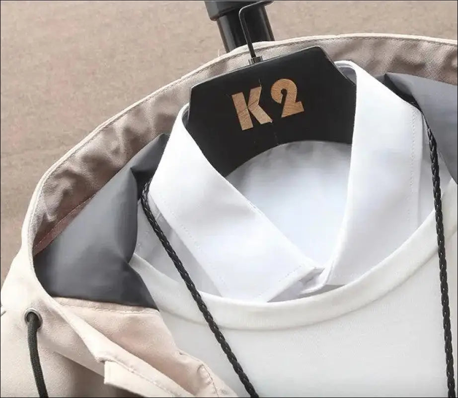 2023 Spring Men’s Classic Fashion Trend Long Windbreaker Men Casual Loose Large Size High-Quality Hooded Coat