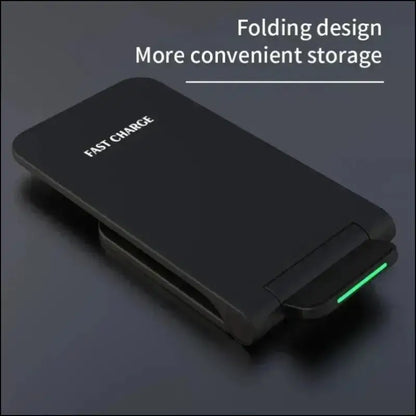 ’2024 Wireless Charger Station for iPhone 15 14 13 12 Pro Max 11 - Foldable Fast Charging Phone Stand Samsung & Xiaomi’