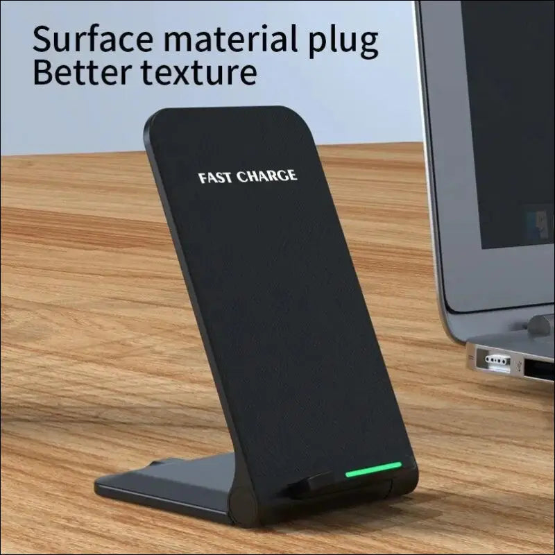 ’2024 Wireless Charger Station for iPhone 15 14 13 12 Pro Max 11 - Foldable Fast Charging Phone Stand Samsung & Xiaomi’