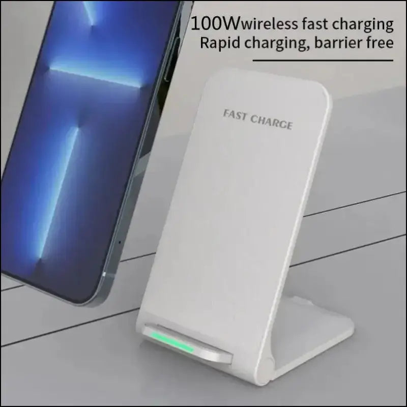 ’2024 Wireless Charger Station for iPhone 15 14 13 12 Pro Max 11 - Foldable Fast Charging Phone Stand Samsung & Xiaomi’