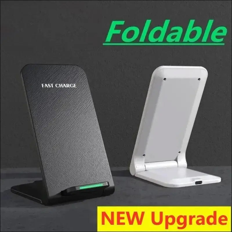 2024 Wireless Charger Station for iPhone 15 14 13 12 Pro Max & Samsung - Fast Charging Foldable Stand Xiaomi