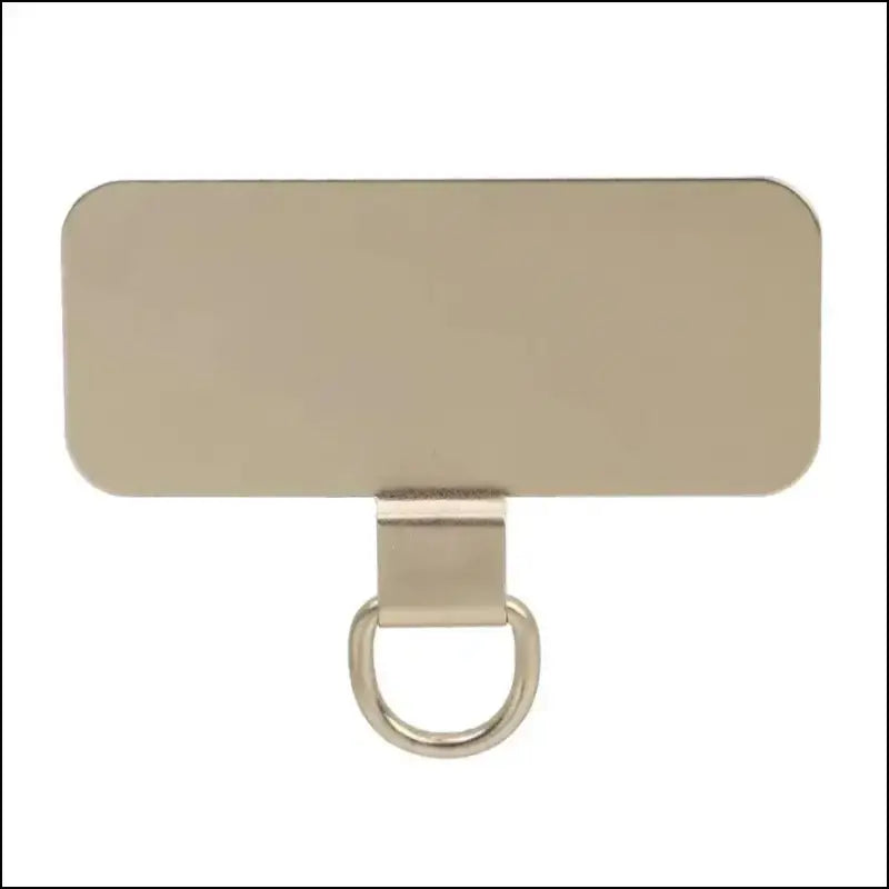 4/2PCS Ultra-thin Stainless Mobile Phone Lanyard Patch ears bent connector for a secure and convenient fit