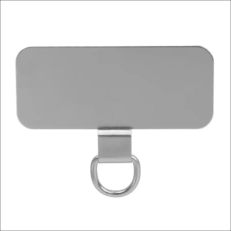 4/2PCS Ultra-thin Stainless Mobile Phone Lanyard Patch ears bent connector for a secure and convenient fit