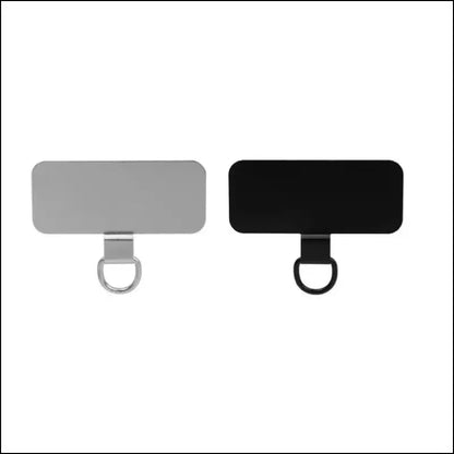 4/2PCS Ultra-thin Stainless Mobile Phone Lanyard Patch ears bent connector for a secure and convenient fit - 2pcs BS